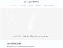 Tablet Screenshot of le68guymartin.com